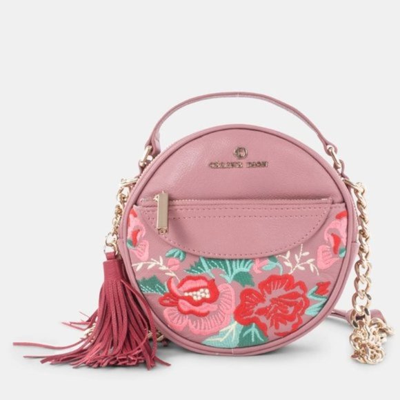 Celine Dion Floral Mini Crossbody Bag - Picture 1 of 11